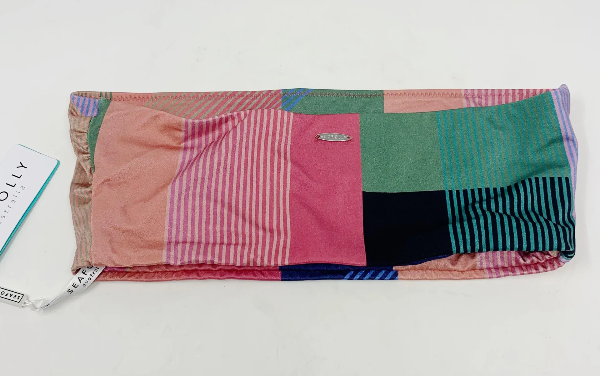 Size 6 Dalia Geometric Bandeau Bikini Top - Image 5