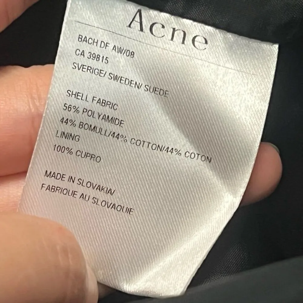 Acne Studios Vintage  mini skirt - Image 4