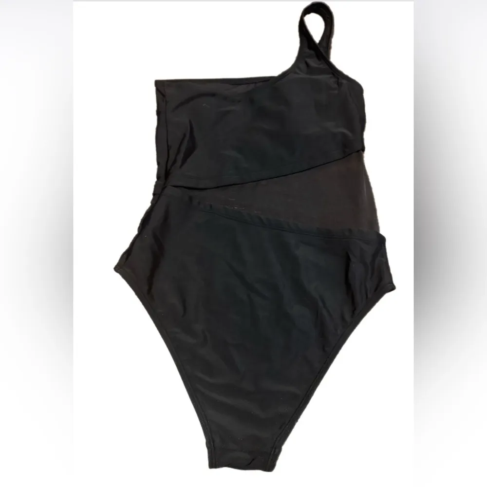 Women’s Medium Black Swimsuit With Mesh.  Tried On But Never Worn - Image 2