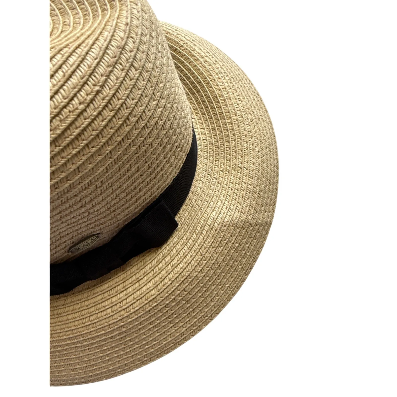 Scala Sun Hat with Black Bow One Size - Image 5