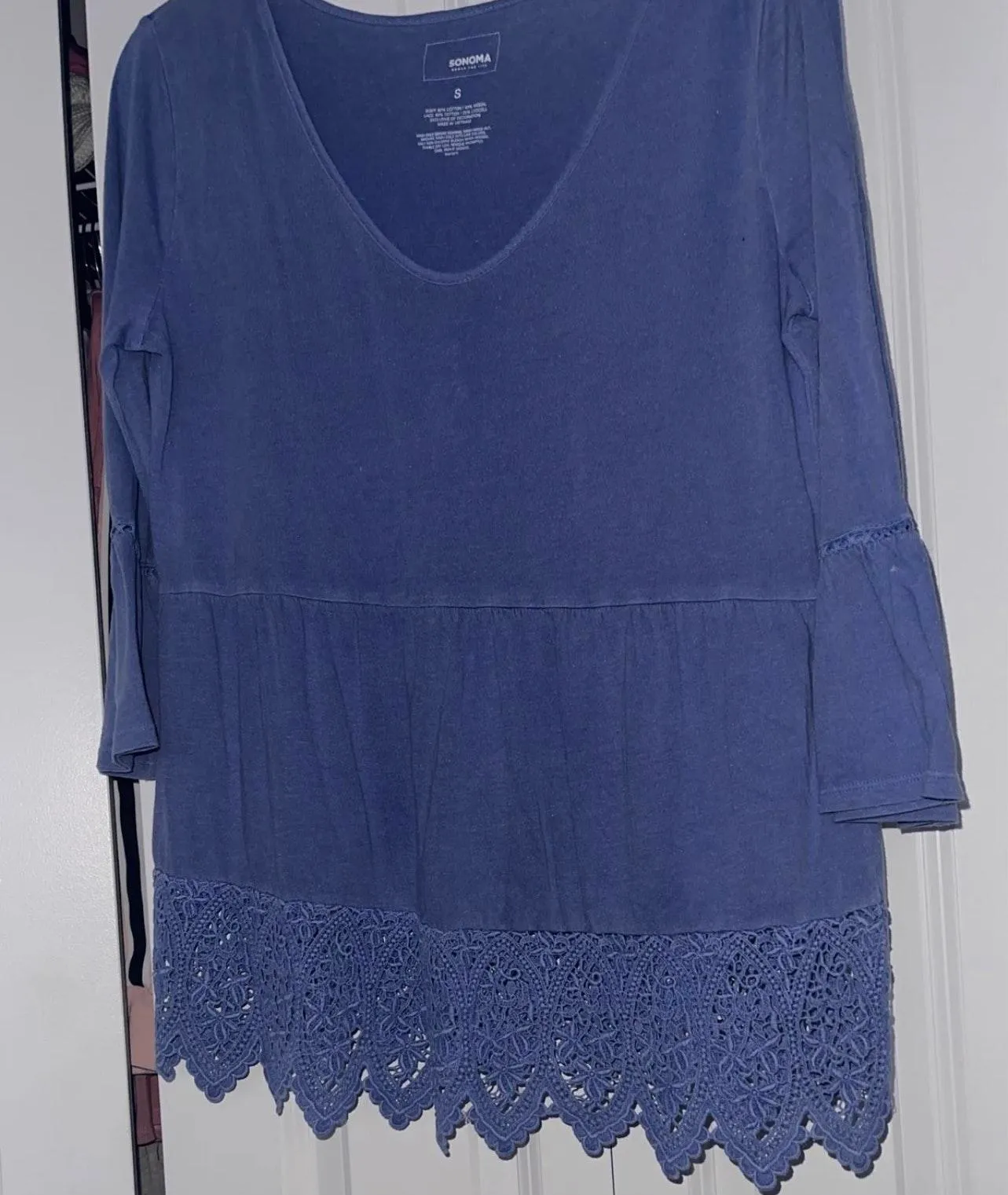 Blue Embroidery Shirt - Image 3