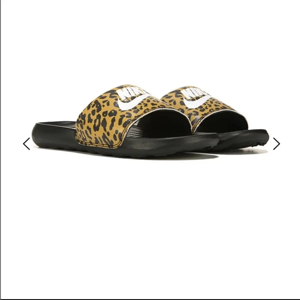Nike Women's Leopard Victori One Slide Sandals - Image 2