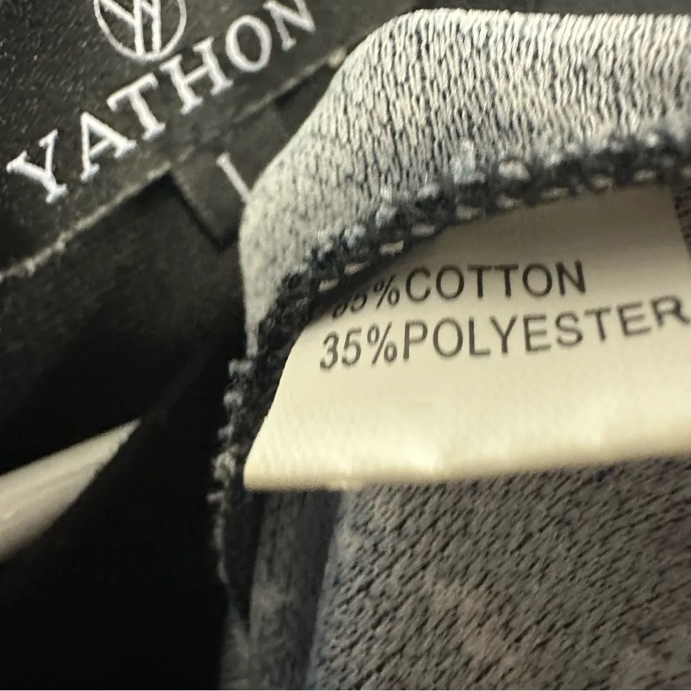 Yathon Black White 3 Quarter Sleeve Keyhole Zip Back Pocket Dress Womens Large - Image 7