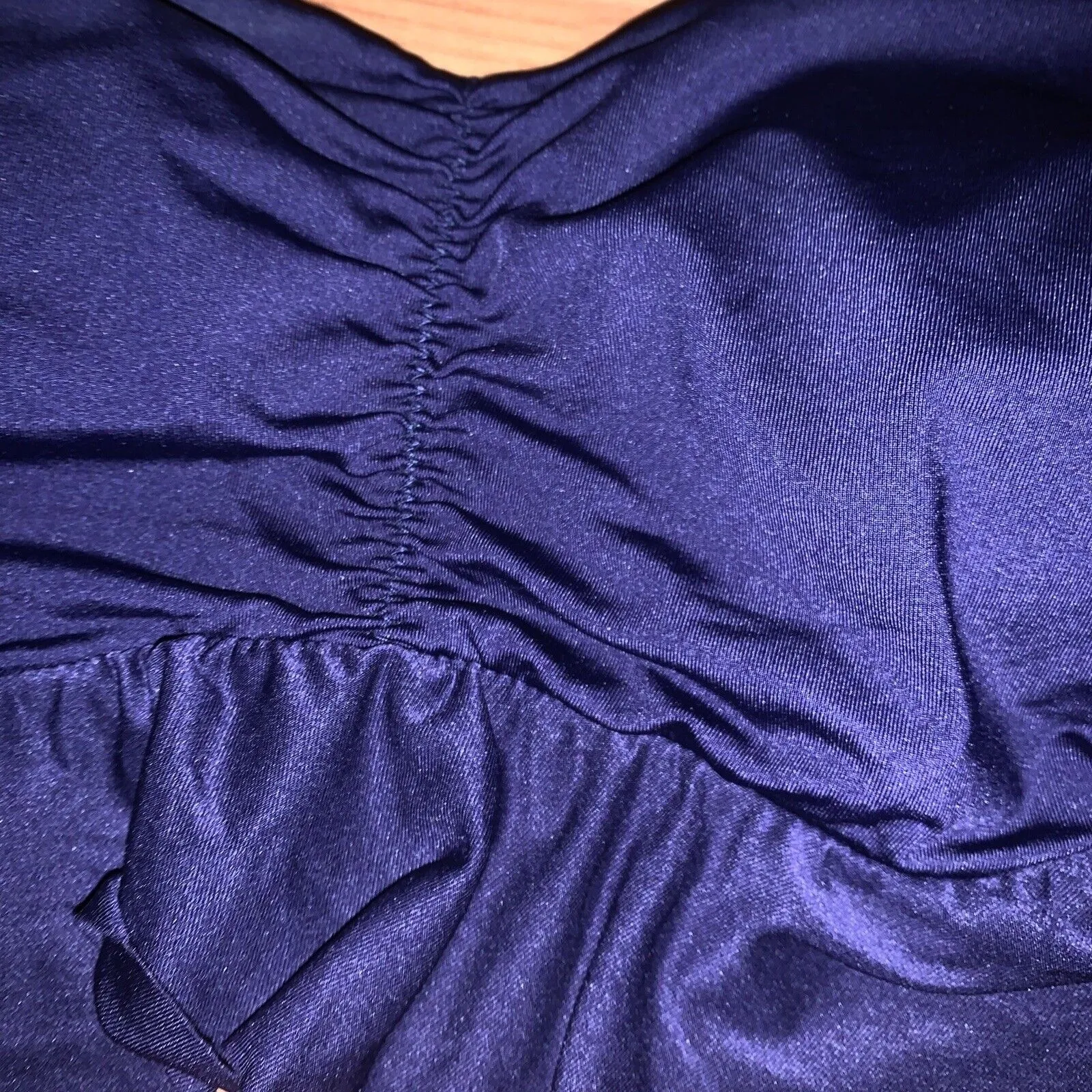 H&M Women's Padded Strapless Swim Bra Top 1 Piece Size 12 Purple - Image 3