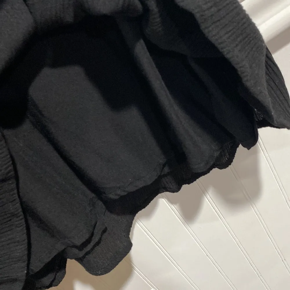 Blue Rain Francesca’s embroidered dress tassel detail small‎ NWT lined black - Image 5