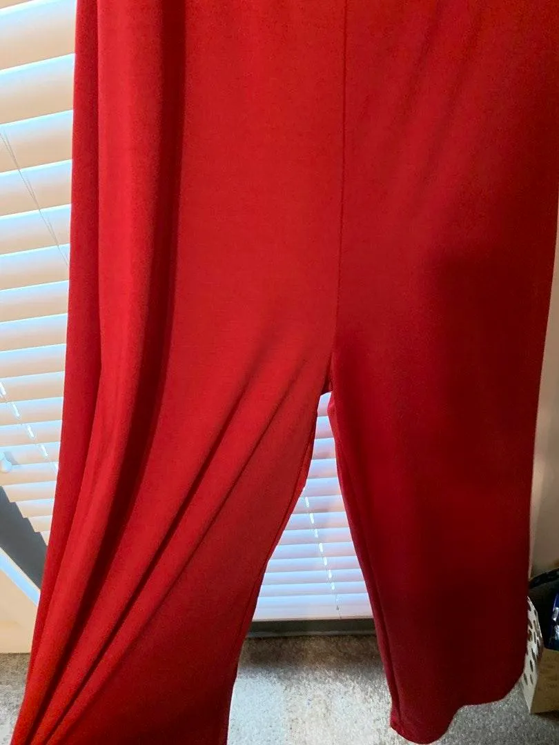 Windsor Red One Shoulder Jumpsuit  - Image 4