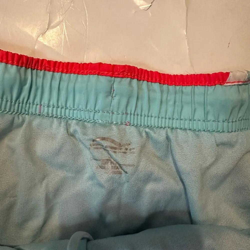 Women’s Large Athletic Shorts Red Blue Casual Sporty Active Wear Workout - Image 2