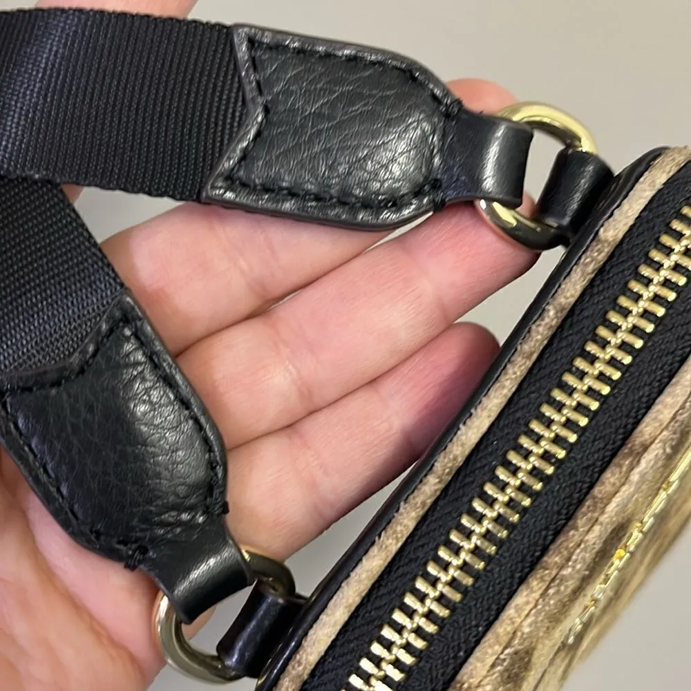 Aimee Kestenberg Animal Print Leather Just Saying Stadium Wallet Mini Crossbody - Image 9