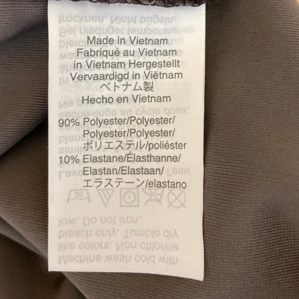 Madewell NWT Grey Brown Velvet Velour Flutter Sleeve Butterfly Blouse Top Sz XS - Image 6