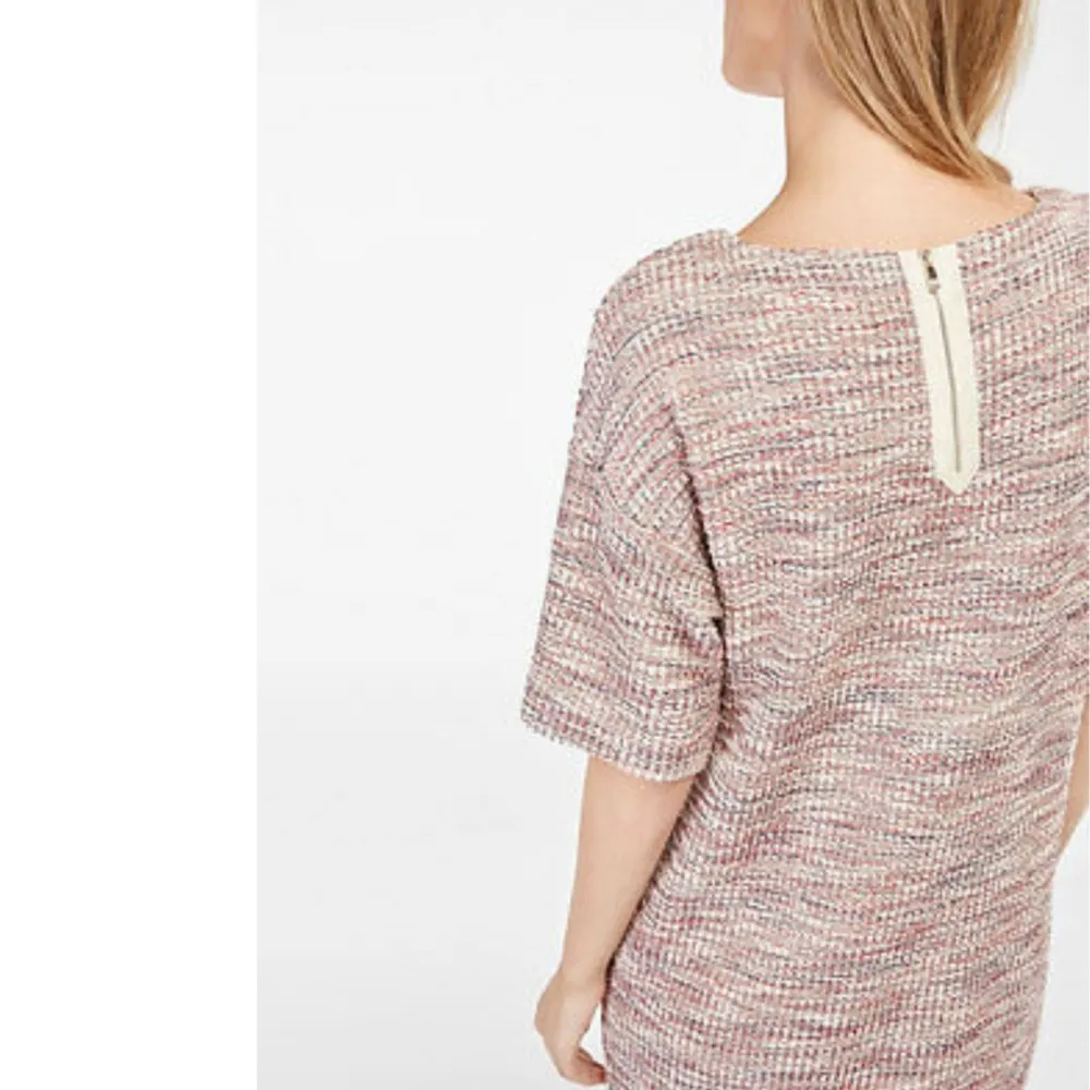 Massimo Dutti Knit Woven Mini Dress - Image 4