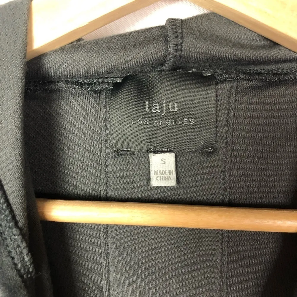 Boutique LaJu Los Angeles Gray Velour Track Suit Pullover Hoodie S - Image 5