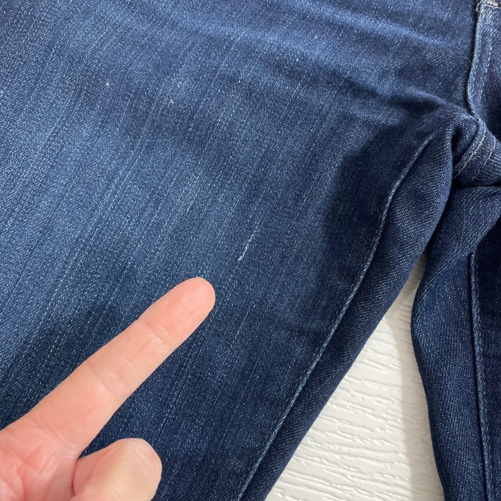 AG Adriano Goldschmied Stilt Cigarette Leg Jeans Women's Sz 28R‎ Dark Wash Denim - Image 6