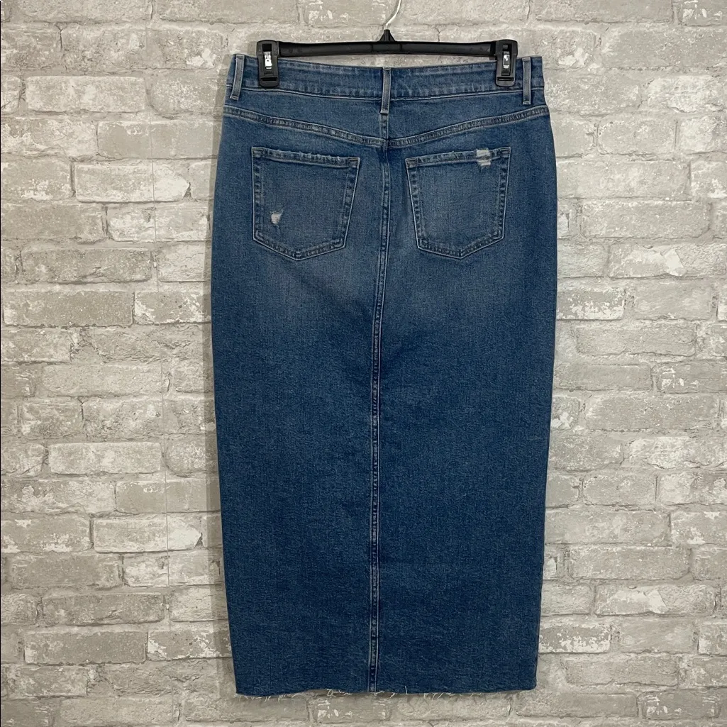 Maurice's  Split Front Denim Maxi Skirt - Image 4