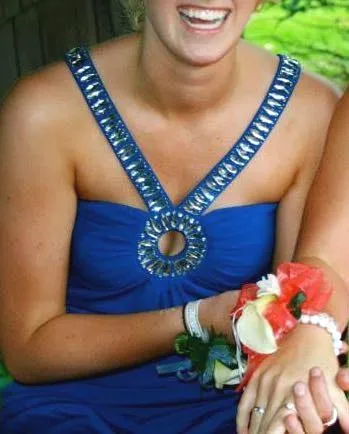 Blue Prom Dress - Image 5