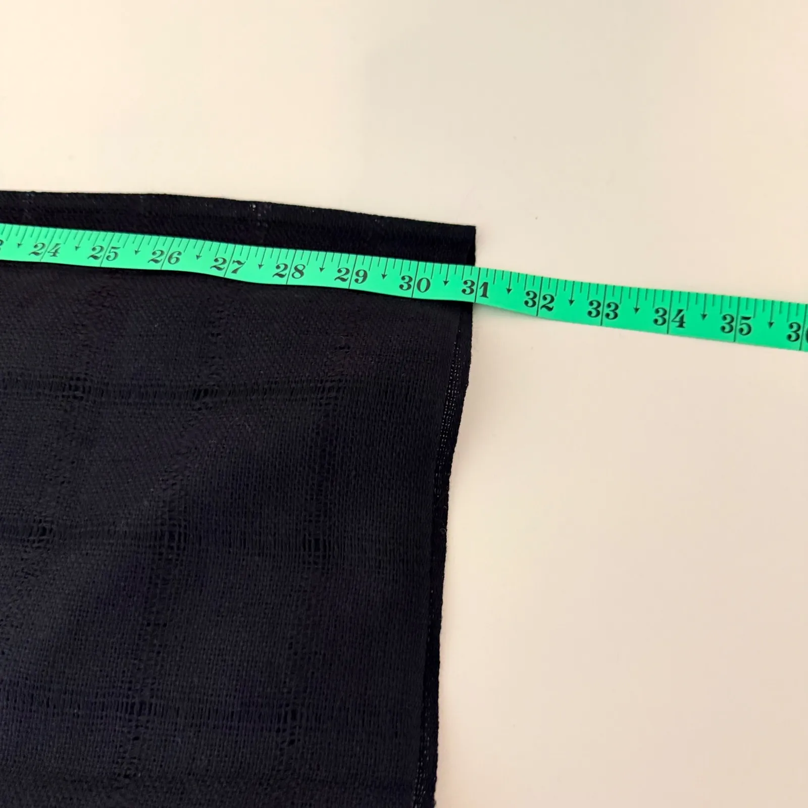 Cash of Ireland 100% Wool Scarf Black Layering Goth Lagenlook Goblincore - Image 5