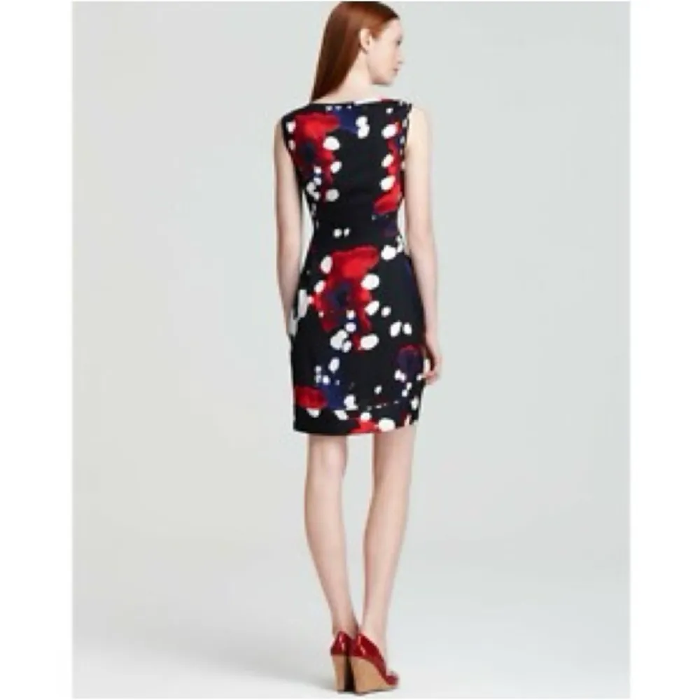 Diane von Furstenberg DVF New Della Explosion of Color Tie Waist Silk Dress 2 - Image 3