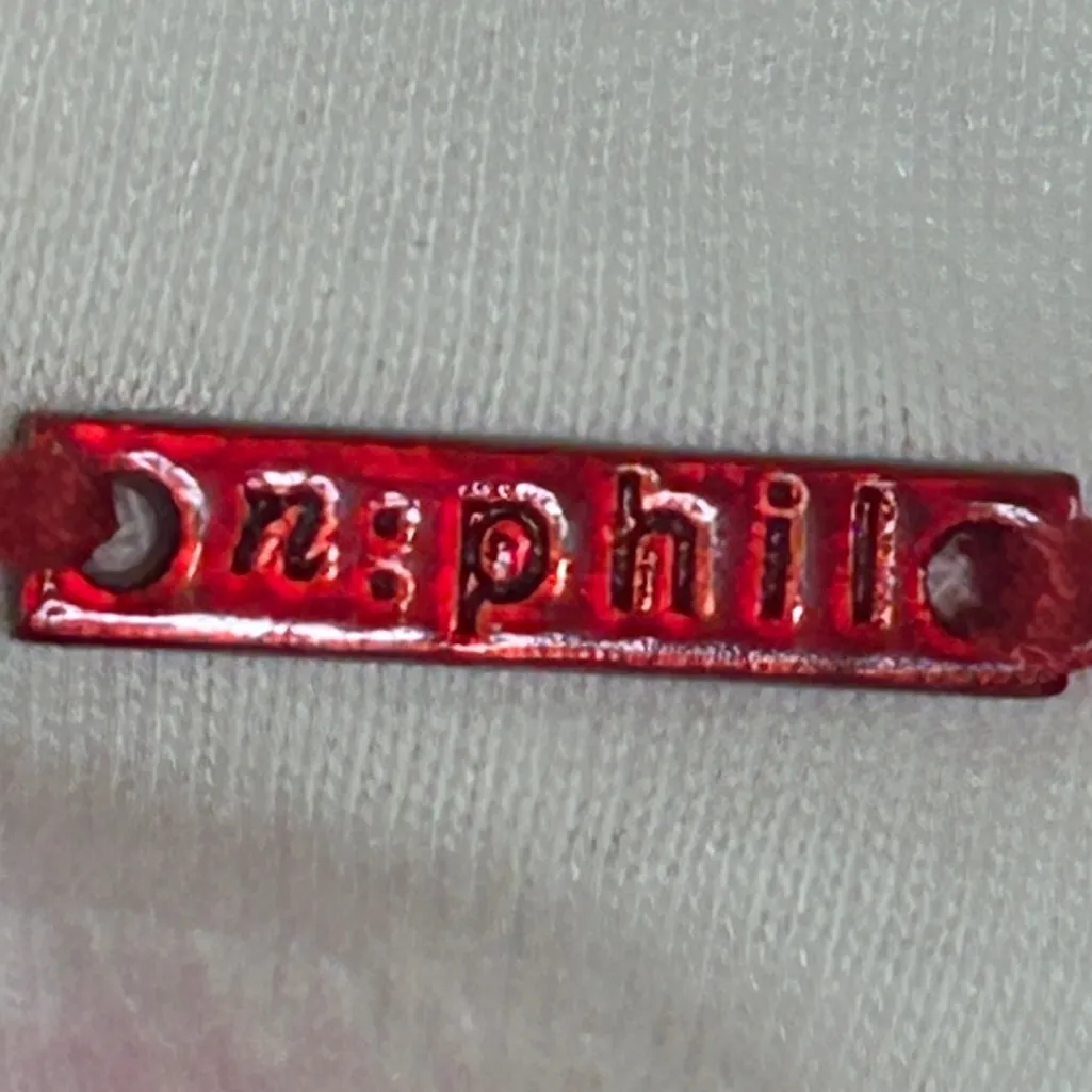 n:Philanthropy White Distressed Cutout Tee
Size Medium Made in USA NWT Ethical - Image 8