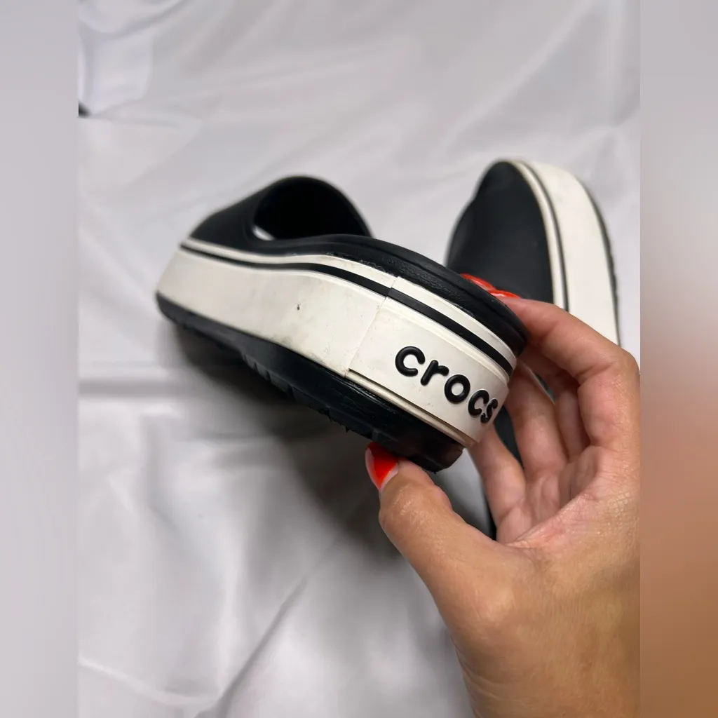 CROCS Black Slide Sandals - Image 5