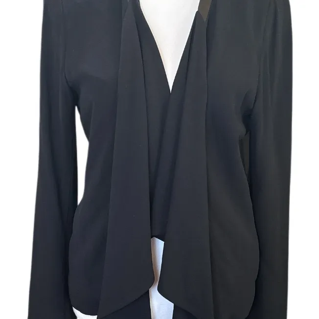 Eileen Fisher Black set Dress and  Cardigan dress 100% Wool cardigan  100%Silk - Image 4