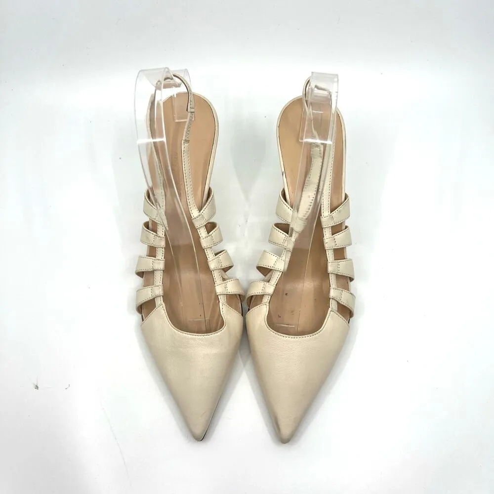 Club Monaco Giulina Slingback Leather Pumps Women's 9 US - Image 5