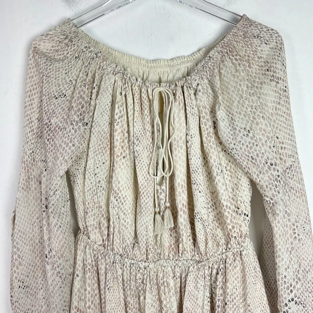 NWT  Python Mini Dress Snakeskin TJD Size Medium M NEW D2129 - Image 3