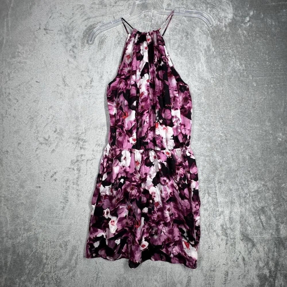 Parker Dress Women Pink White Floral Ruffle Feminine Mini Dress Bohemian Cottage - Image 3