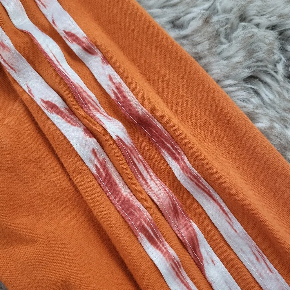 Adidas Danielle Cathari Deconstructed and Reworked Long Sleeve T-Shirt Orange XL - Image 6