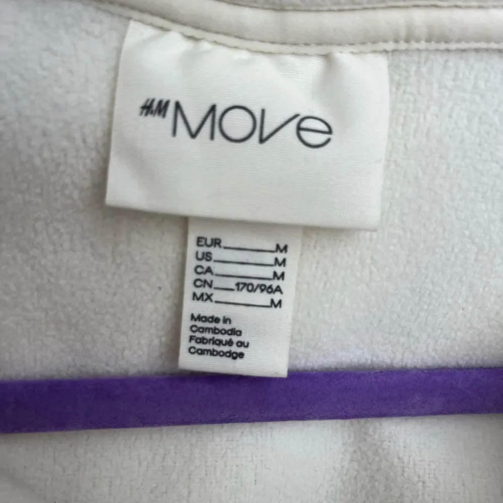 H&M Off-White Quarter-Zip Sweatshirt - Image 3