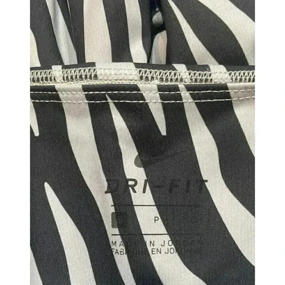 Nike Women's Icon‎ Clash 7/8 Zebra Print Running Gym Workout Leggings Size Small - Image 8