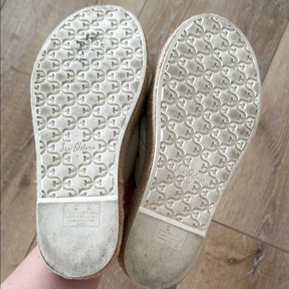 Sam Edelman Kory Platform Metallic Knot Women's Sandals Size 7 - Image 7