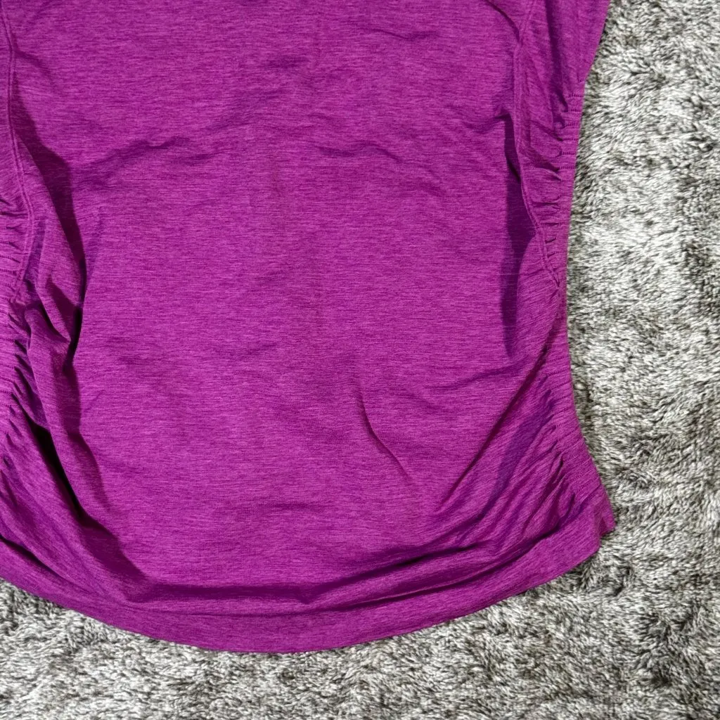 Lululemon In The Flow Tank Sz 4/6 Heathered Regal Plum - Image 4