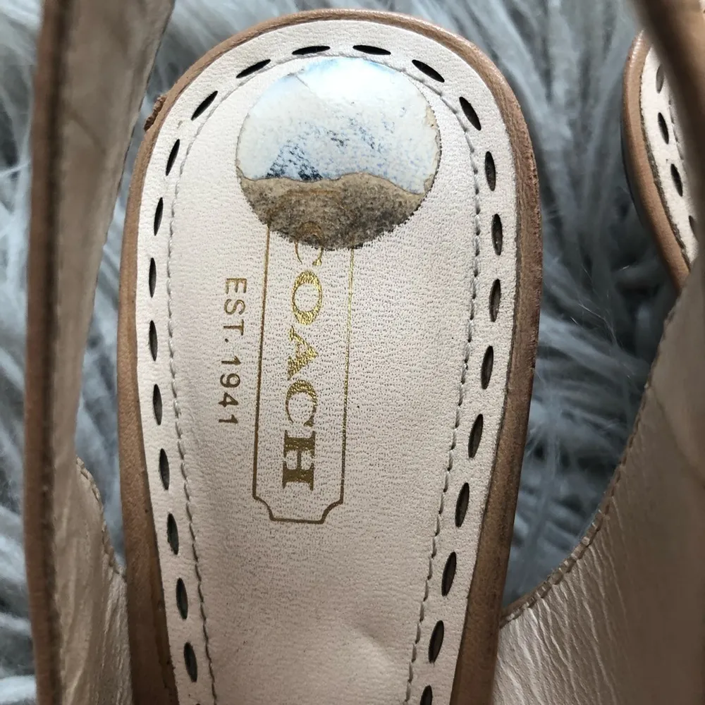 Coach Miranda buckle slingback heels - Image 4