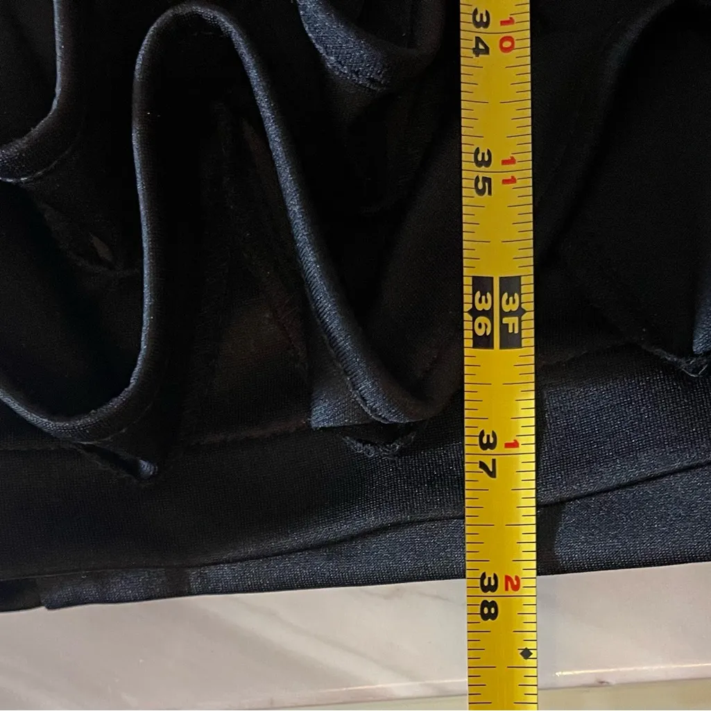 Shelby Nites Women’s Black Cocktail Sheath Dress Ruffle Hem Size 14 NWT - Image 8