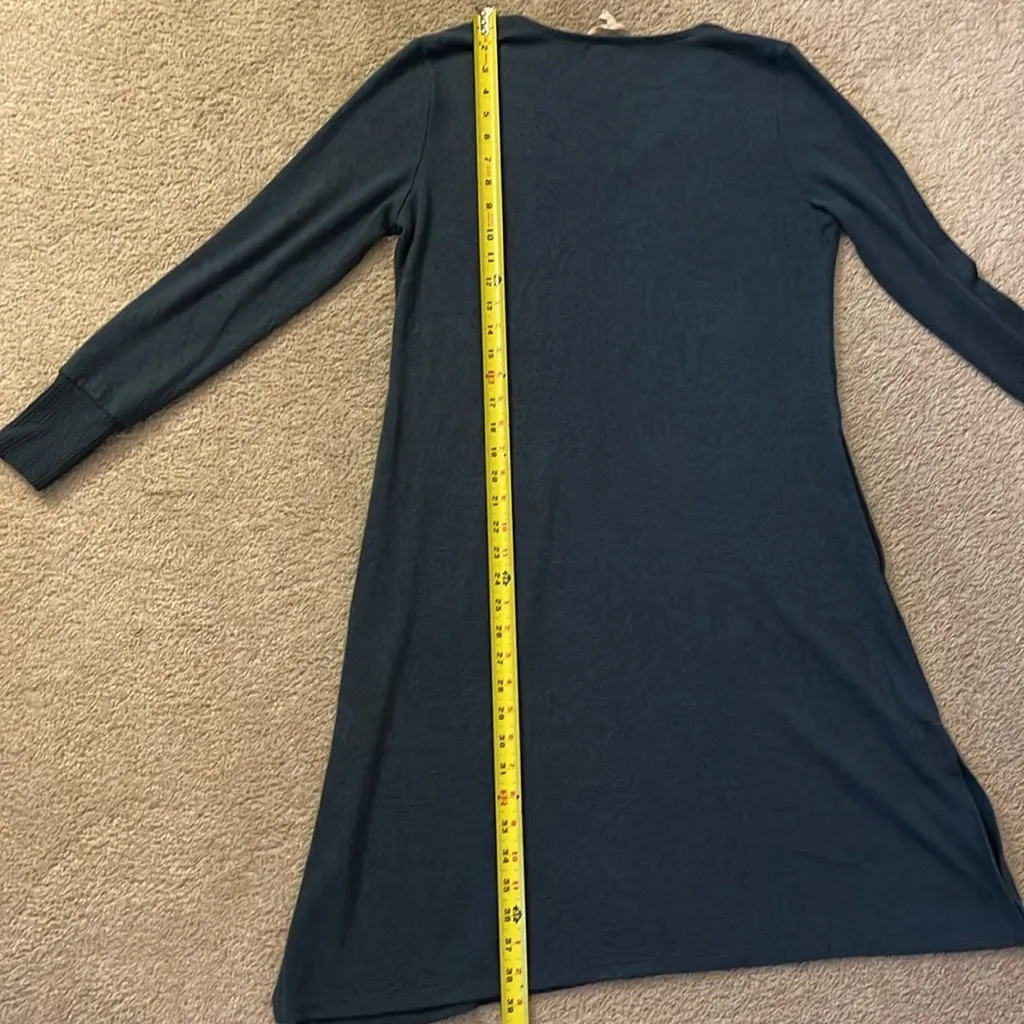 EGC Soft Surroundings V-Neck stretchy‎ & butter soft dark teal dress size small - Image 10