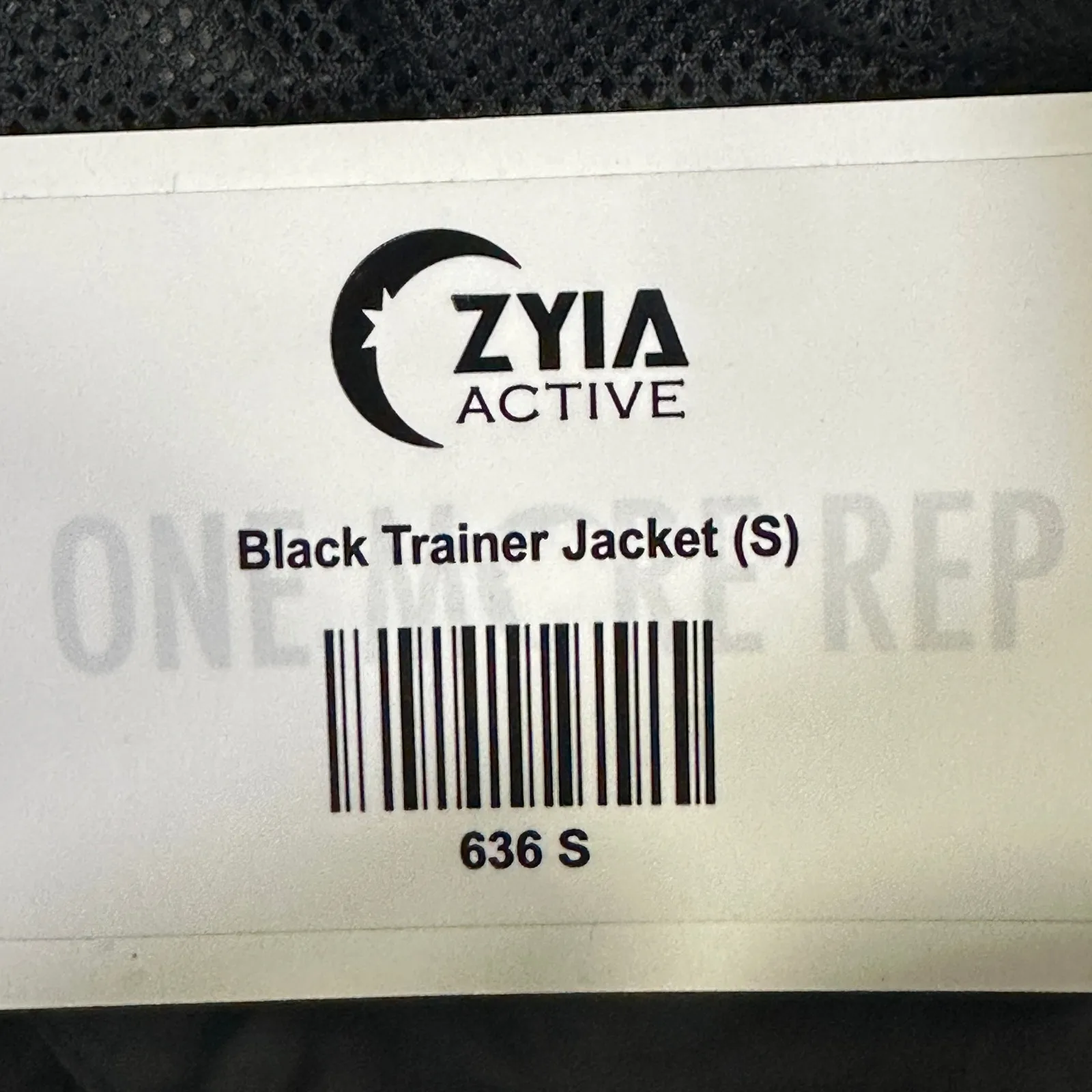 NWT Zyia Active Trainer Jacket Womens S Black Windbreaker Lightweight Mesh - Image 7