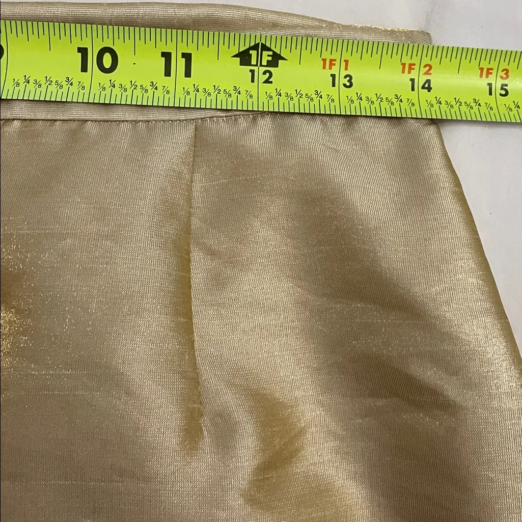 Cachet Vintage Gold 2 Piece Evening Gown Womens Size 8/10 Made in USA Size M - Image 12