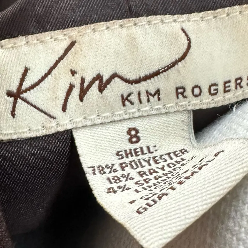 Kim Rogers sz 8 brown blazer - Image 5