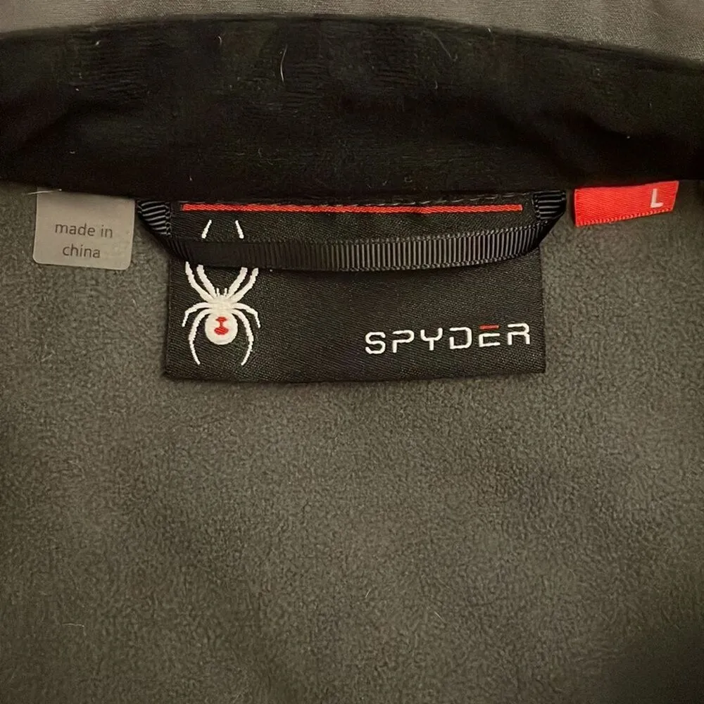 Spyder  Womens Grey Transport Softshell Jacket Size Large Full Zip Branded - Image 2