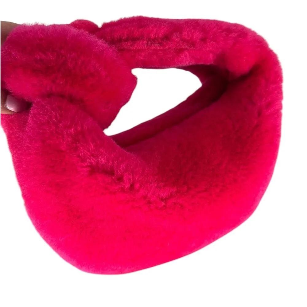 Bottega Veneta Shearling Mini Jodie Bag in Lollipop & Gold - Image 11