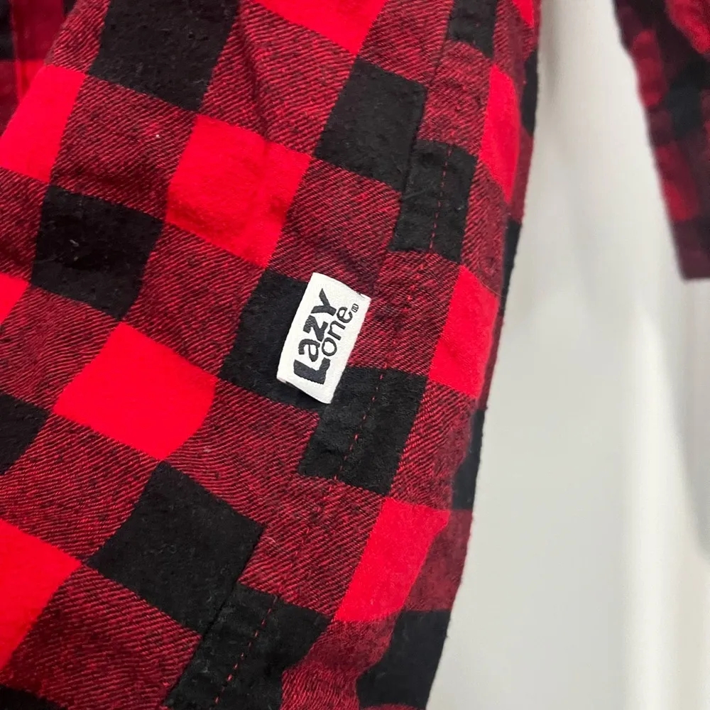 Lazy One Night Shirt Red - Image 7