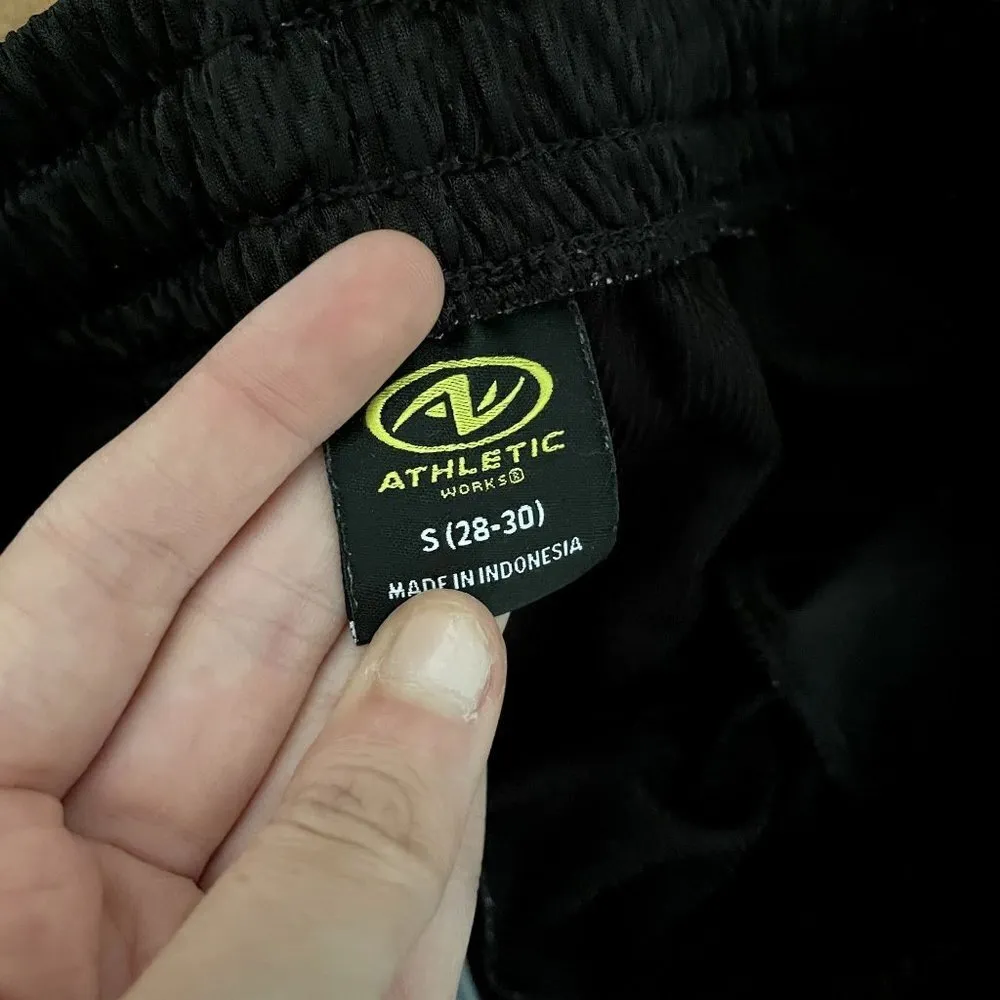 Athletic Works black workout shorts small athletic soccer pants comfortable - Image 3