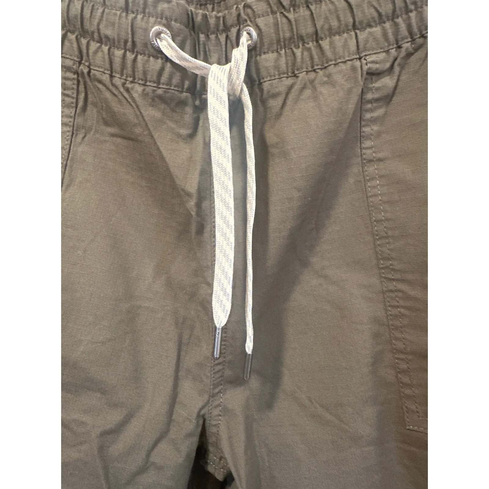 Vuori ripstock Jogger Pants Olive Green boho casual travel Pockets Large - Image 4