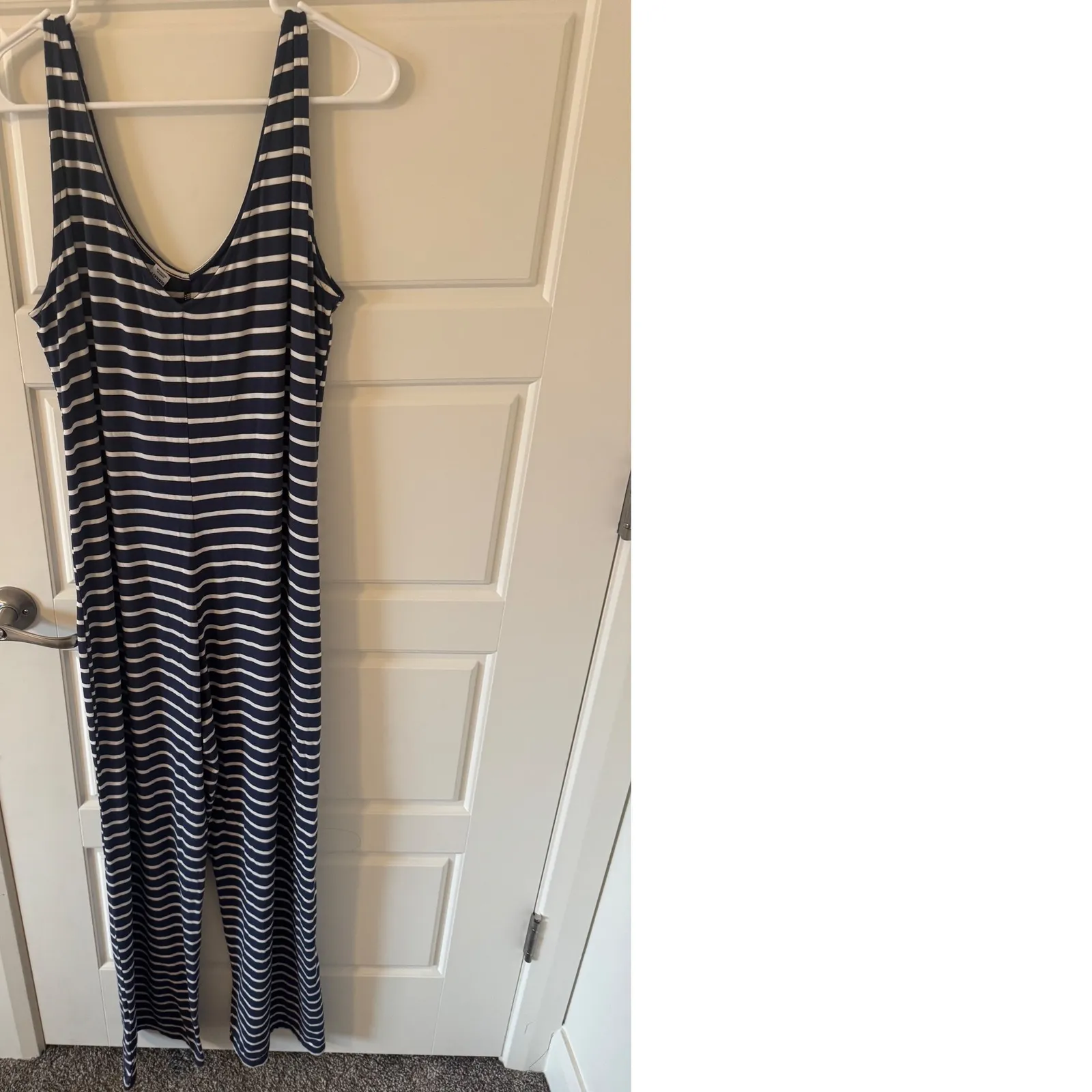 Old Navy Sz M Tall Womens Sunday Sleep Wide Leg Jumpsuit Cozy Lounge Relaxed - Image 3