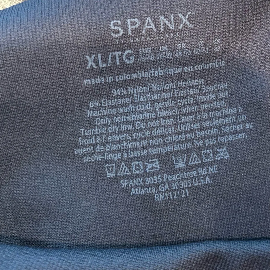 Spanx Gray And Black Camo Leggings Size XL‎ - Image 5