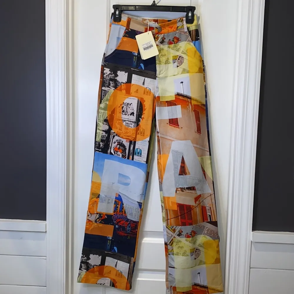 NWT Peppermayo Exclusive - Ticket to Nowhere Pants - PM Film Graphic size 2 - Image 6