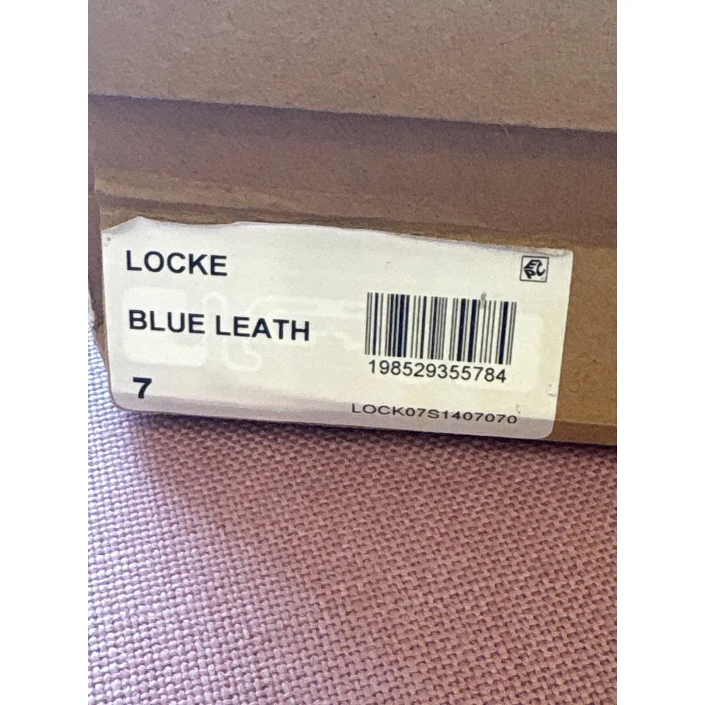 Steve Madden Locke Sandals in Blue Leather 7 New with Box Womens High Heels - Image 13