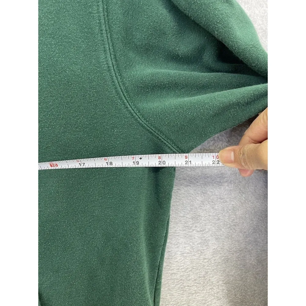 The North Face Adults Hoodie Green Sweater Size Medium Long Sleeve Graphic Print - Image 8
