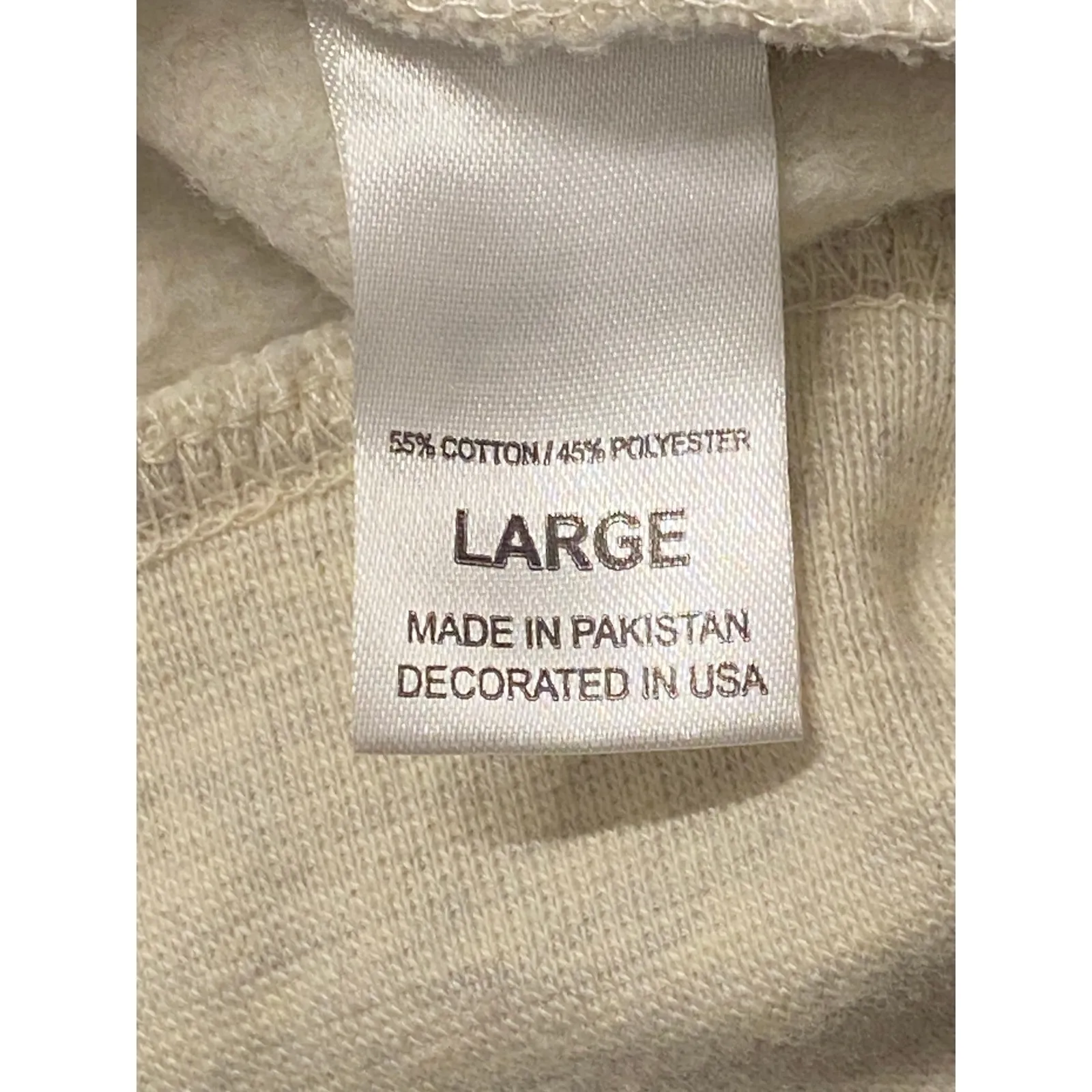 Ron Jon Surf Shop Gray Quarter Zip Pullover Sweatshirt Logo Patch Large Cozy - Image 7