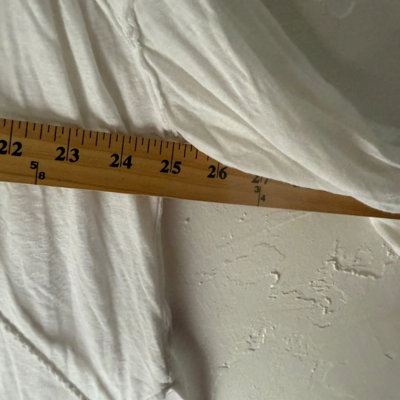 WE THE FREE White Distressed Tassel Smocked Tunic Top XS Boho HIppie Festival - Image 4