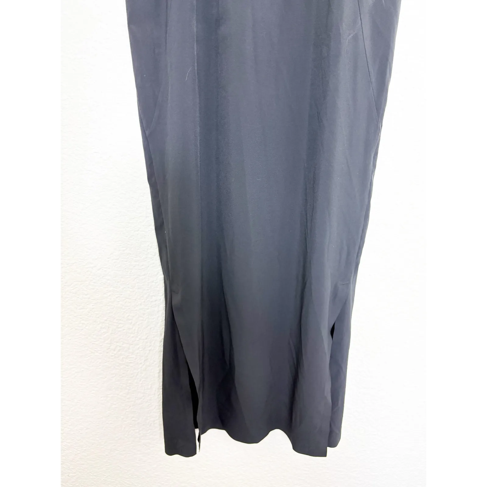 Lululemon The Lab Lahar Midi Dress Black Size Small Sleeveless Swift Zip Size M - Image 7